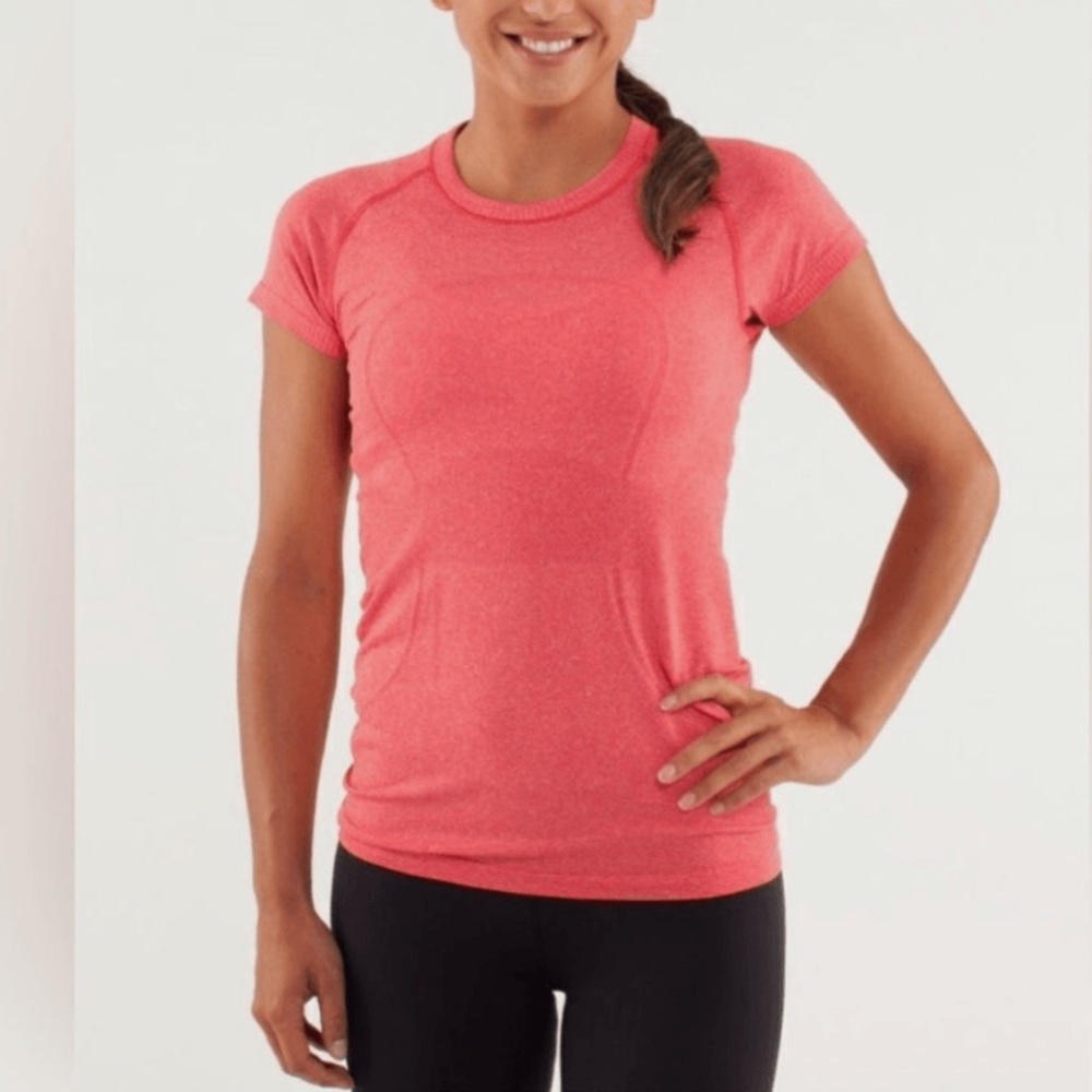 lululemon athletica Coral Swiftly Tech Short Sleeve Tee